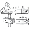 Sea-Dog Line 327199 Removable Rail Mnt Clamps <SPACER TYPE=HORIZONTAL SIZE=1> Fit 3 327199-1